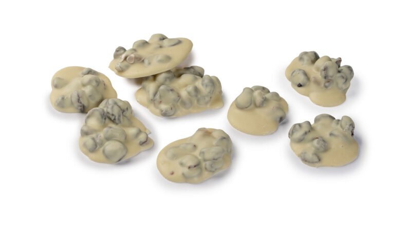 Chocolade Cranberry rots wit