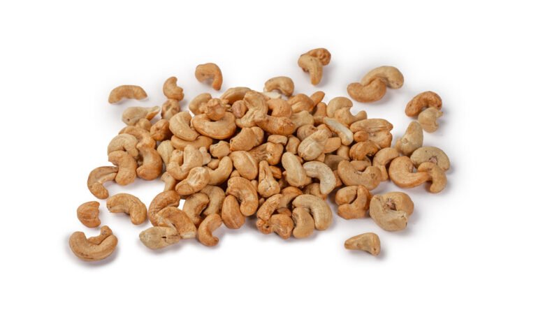 Droog geroosterde cashew noten